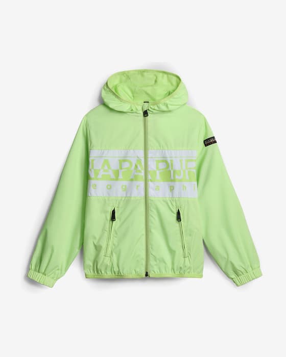 Chaqueta Napapijri Baltra verde claro blanco infantil