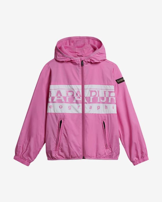 Chaqueta Napapijri Baltra rosa blanco infantil
