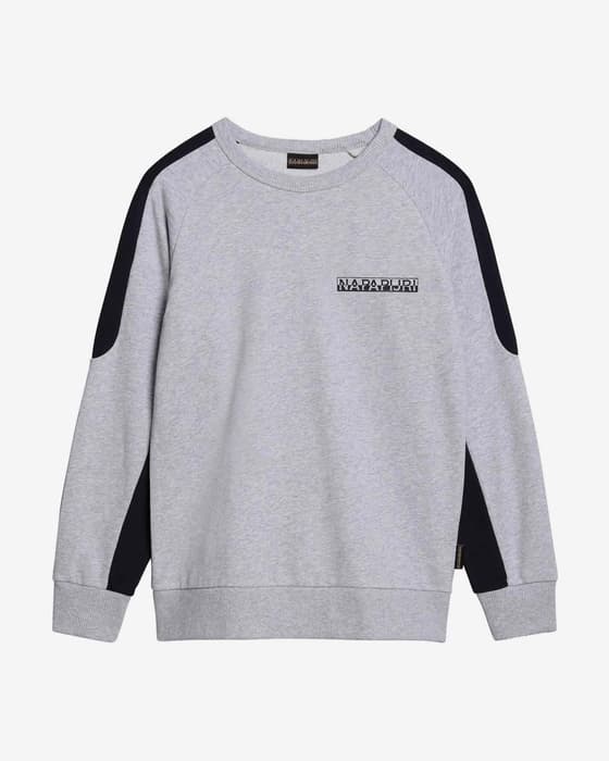 Sudadera Napapijri Pinta gris negro infantil