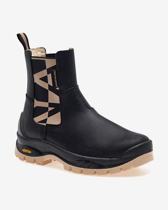 Botas Napapijri Crest negro marrón claro mujer