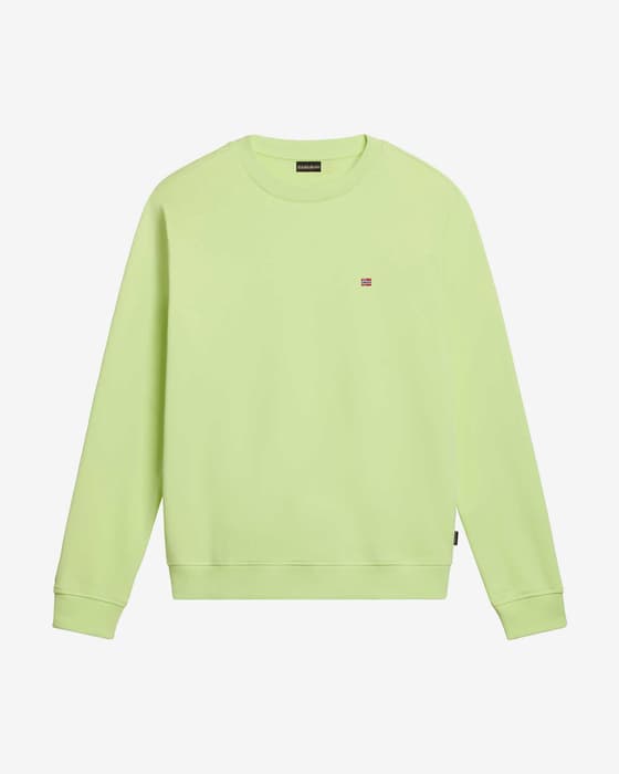 Sudadera Napapijri Balis Crew verde amarillo