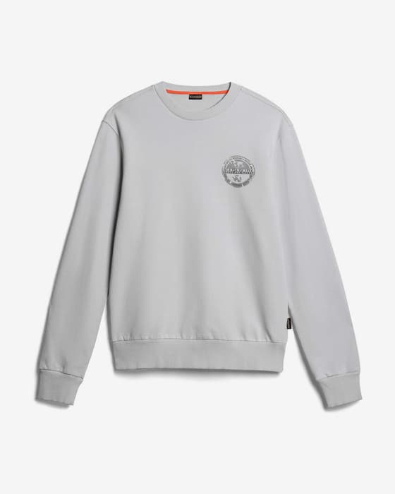 Sudadera Napapijri Bollo gris blanco