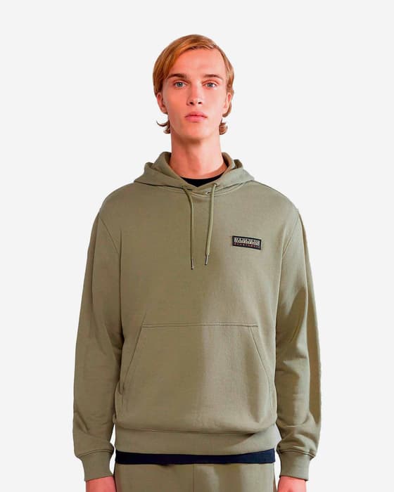 Sudadera con capucha Napapijri Iaato Summer verde liquen