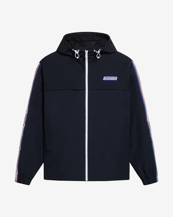 Veste fine à capuche Napapijri Grober noir intense