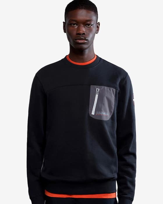 Sudadera Napapijri Huron negro intenso