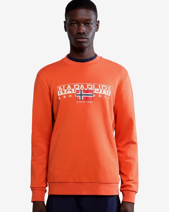 Sudadera Napapijri Aylmer naranja mate