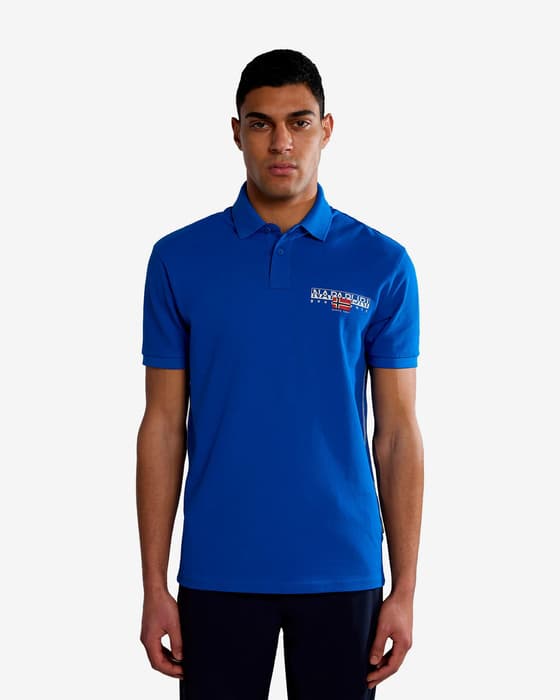 Polo Napapijri Aylmer manga corta azul