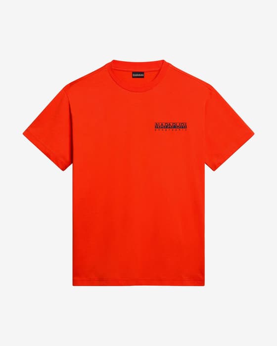 Camiseta Napapijri Gouin manga corta naranja mate