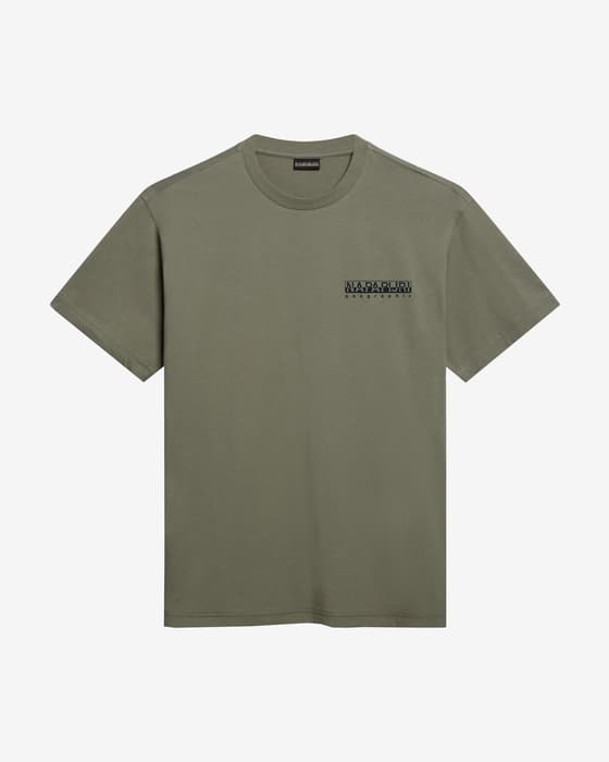 Camiseta Napapijri Gouin manga corta verde liquen