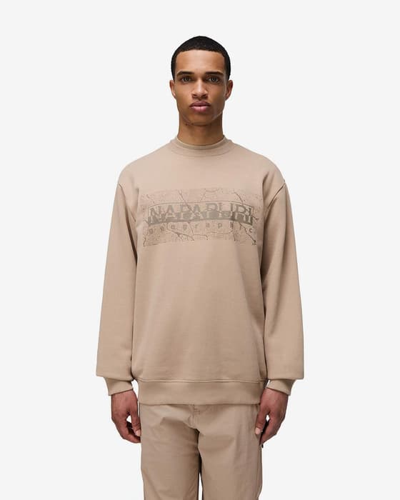 Sudadera Napapijri Albula beige claro