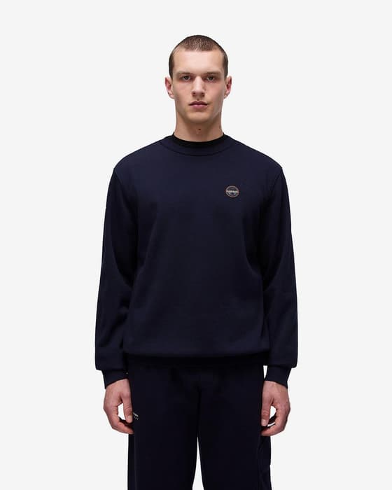 Sudadera Napapijri Badge azul oscuro