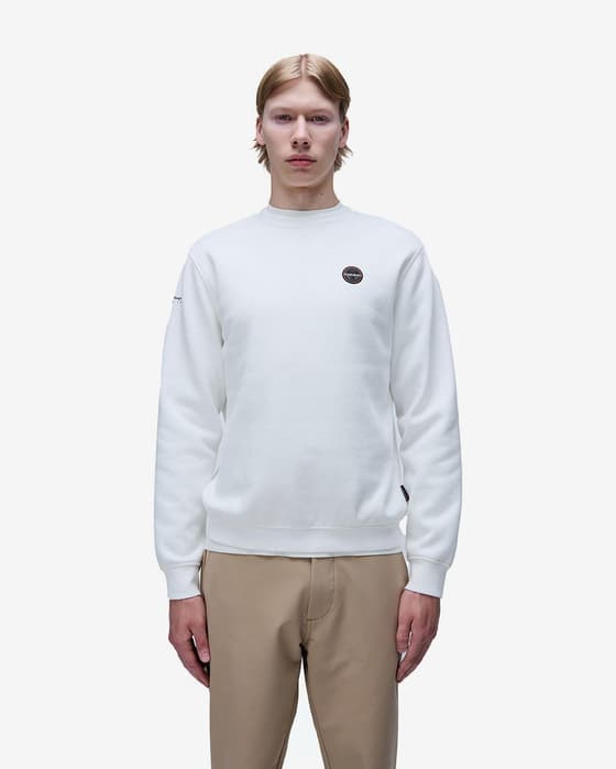 Sudadera Napapijri Badge blanco puro