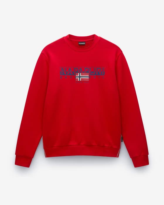Sudadera Napapijri Aylmer Winter rojo negro