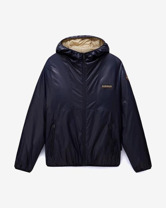 Chaqueta con capucha Napapijri Thur azul oscuro