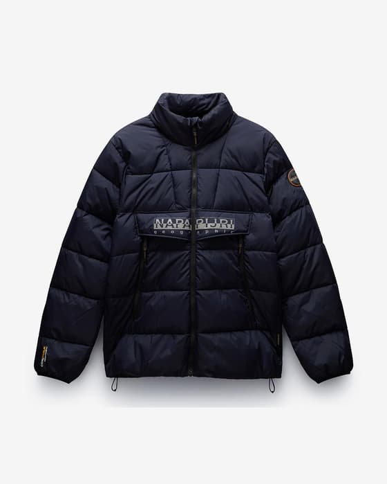 Chaqueta Napapijri Puffer Open azul oscuro blanco