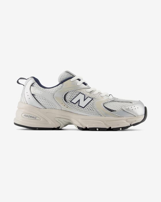 Chaussures New Balance 530 blanc gris noir junior