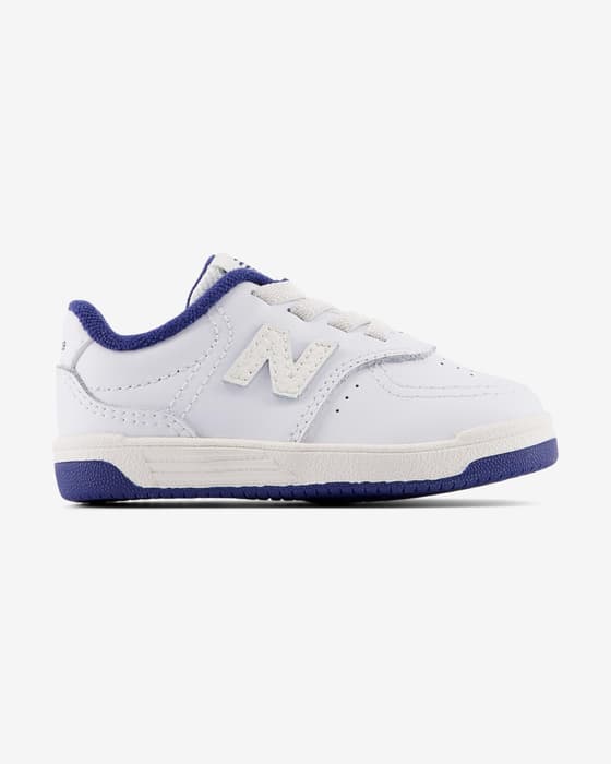 Chaussures New Balance B80 Bungee blanc bleu marine enfant