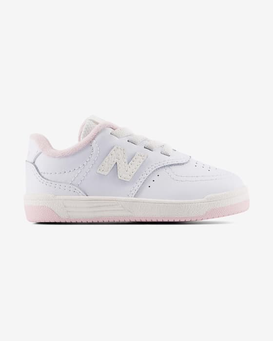 Chaussures New Balance B80 Bungee blanc pur rose clair enfant