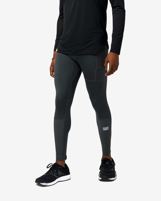 Malla larga New Balance Impact Run AT gris