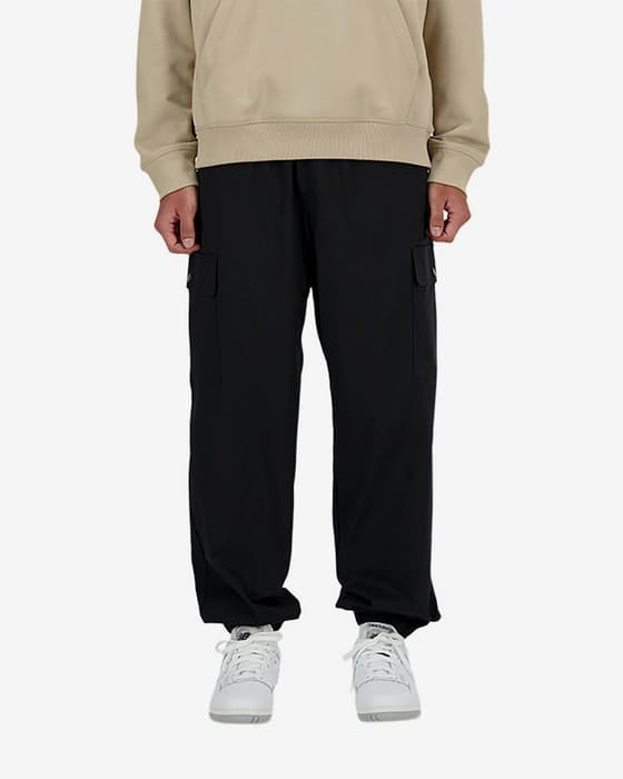 Pantalón largo New Balance Icon Twill Cargo Jogger negro