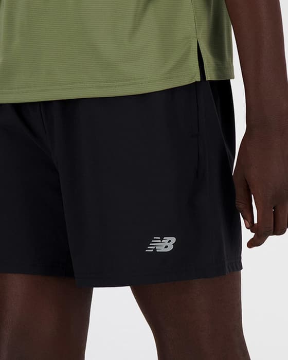 New Balance Sport Essentials Lined 5 inch heren korte legging zwart