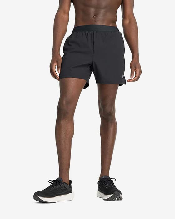 Pantalón corto New Balance AC Seamless 5 inch negro