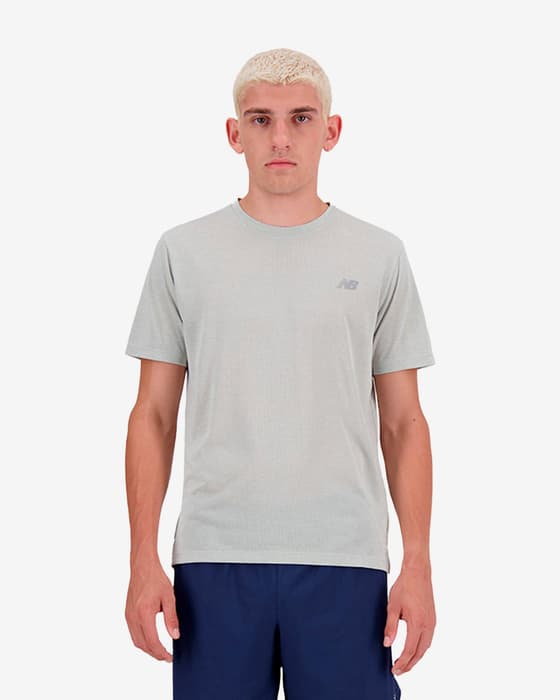 Camiseta New Balance Athletics manga corta gris
