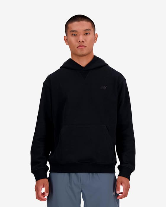 Sudadera con capucha New Balance Athletics negro puro