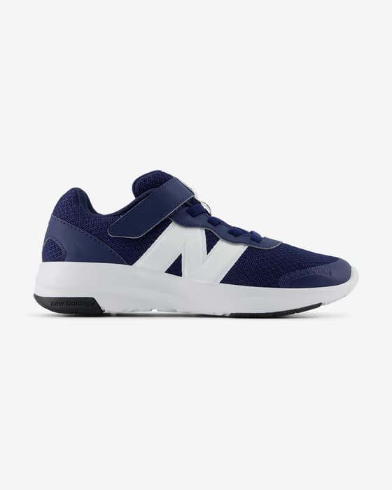 New Balance 578 v1 Bungee Lace with Top Strap Shoes Dark Blue White Kids