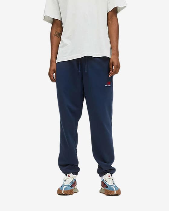 Pantalón largo New Balance Uni-ssentials azul marino