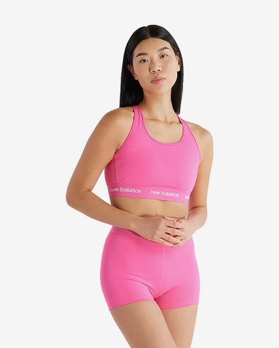 New Balance, Pace Bra, sports bra, pink