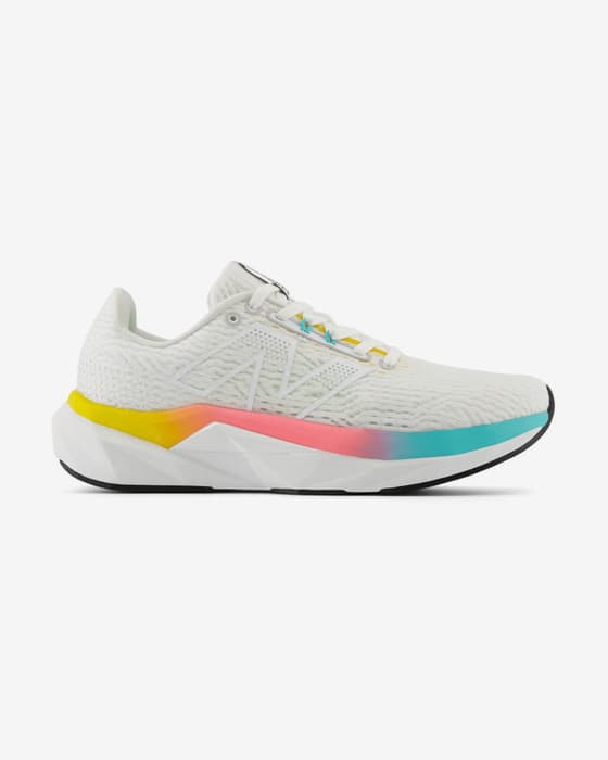 Zapatillas New Balance FuelCell Propel v5 blanco rosa azul mujer