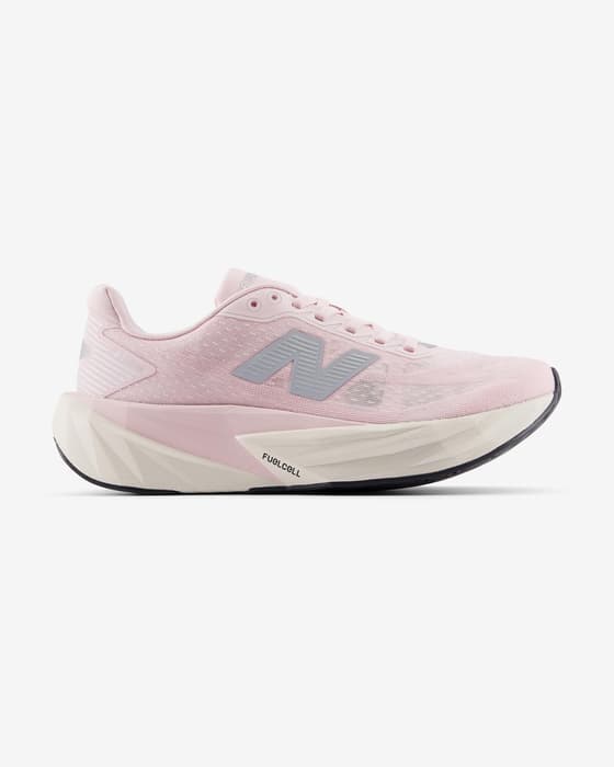 New Balance FuelCell Rebel v5 damen laufschuhe rosa grau