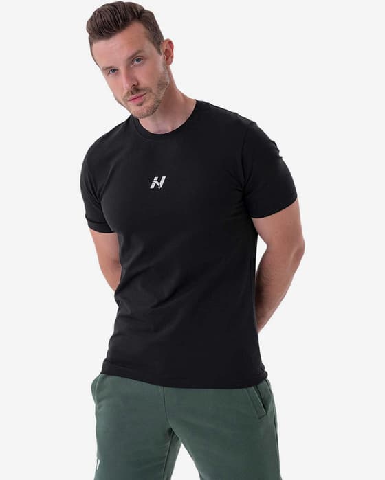 Camiseta Nebbia Reset manga corta negro