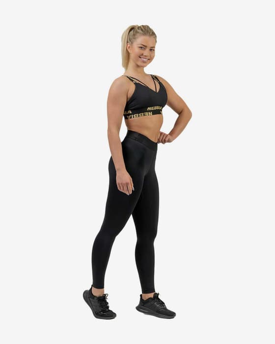 Malla larga Nebbia Intense Perform negro mujer