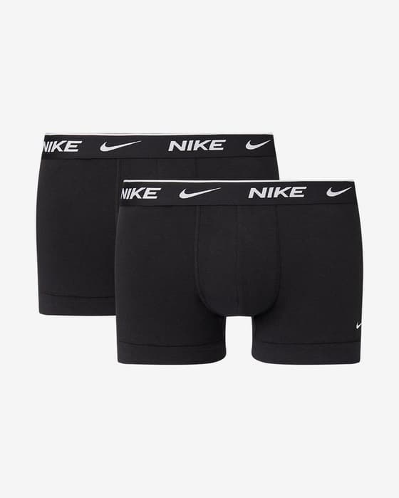 Bóxer Nike Trunk Logo negro blanco (2 unidades)