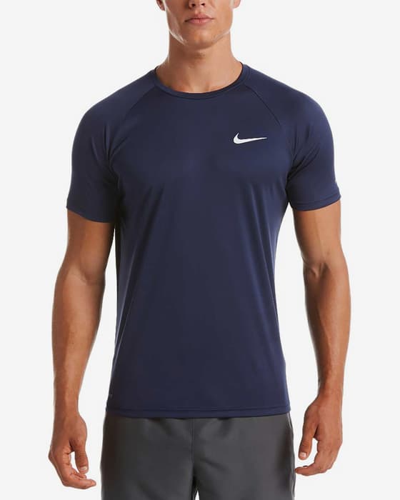T-shirt Nike Hydrogu manche courte bleu foncé