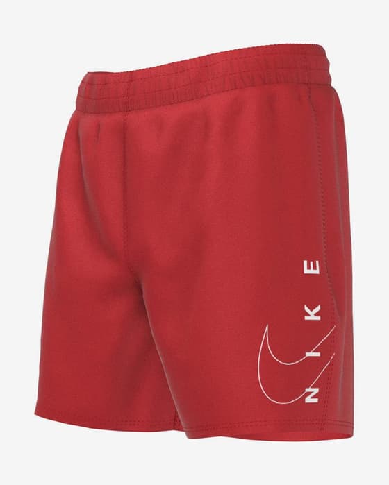 Maillot de bain Nike 4' Volley rouge enfant