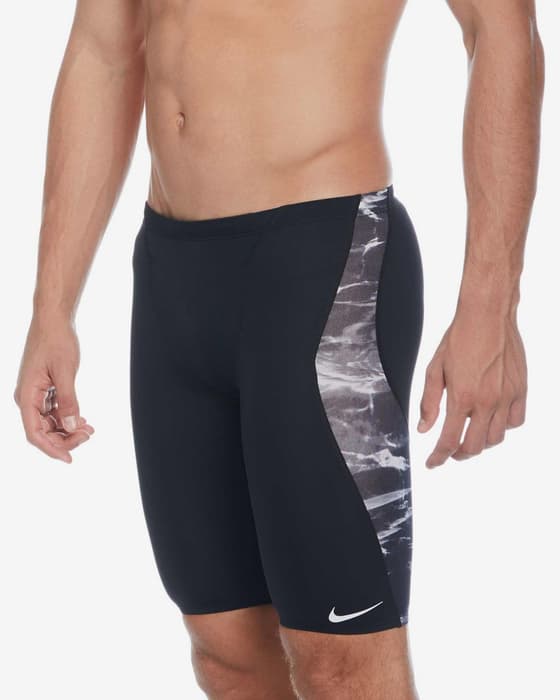 Maillot de bain Nike Swim Hydrastrong noir gris