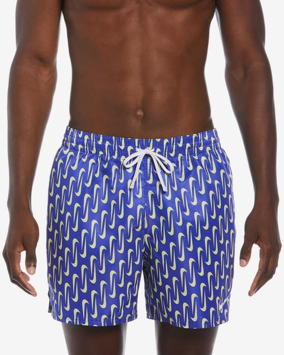 Bañador Nike Swim Swoosh Link azul marino