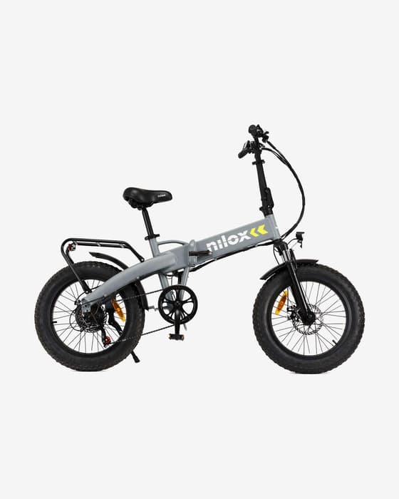 Bicicleta eléctrica Nilox J4 Plus gris