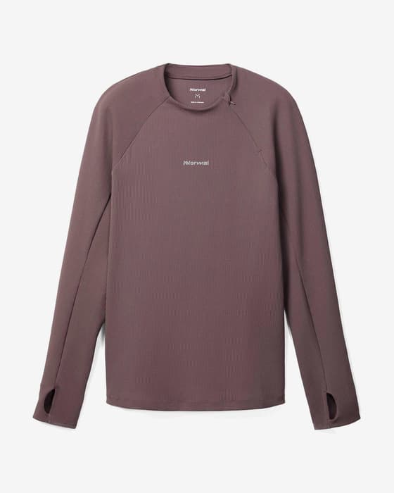 Camiseta NNormal Trail manga larga lila violeta