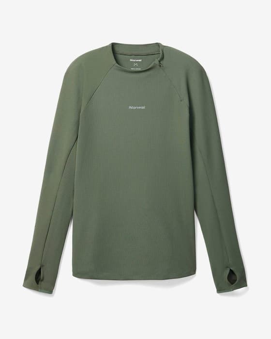 Camiseta NNormal Trail manga larga verde