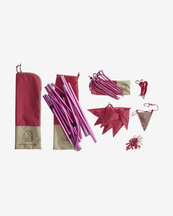 Pack de piquetas y varillas Nordisk Ydun Mini rosa fucsia