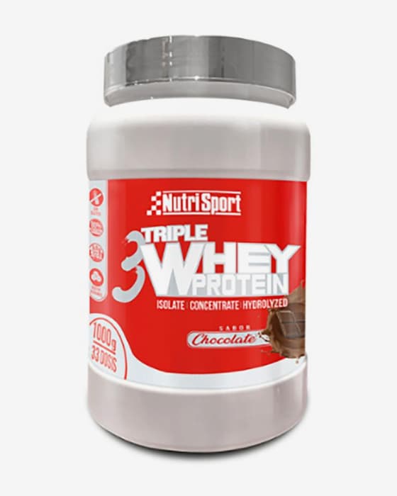NutriSport Triple Whey Protein 3 1000 g Chocolate Flavour Protein Shake