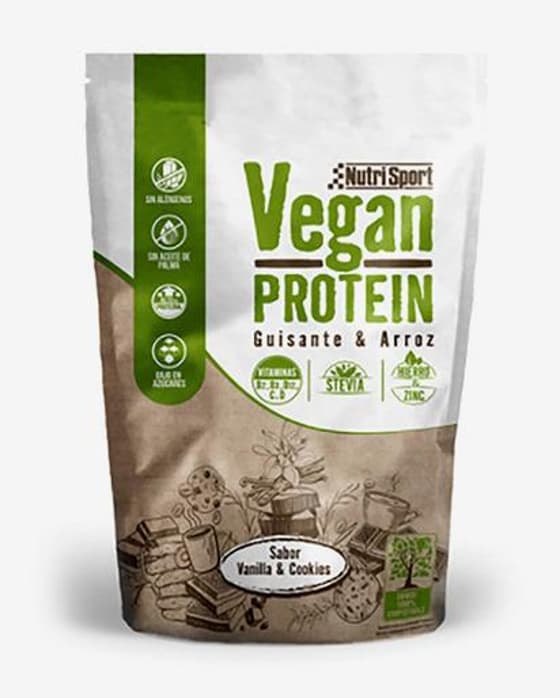 NutriSport Vegan Protein 468 g Vanilla Cookies Flavour Milkshake Powder