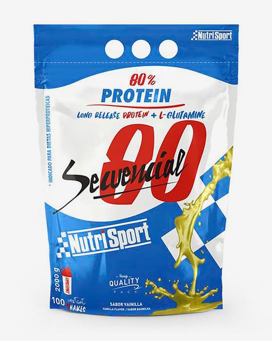 Nutrisport Secuencial 80 Shake Vanilla Flavour 2000 g