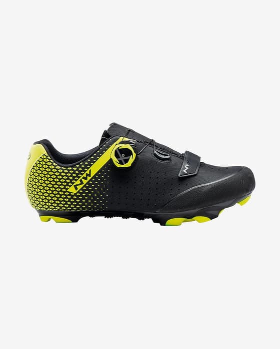 Zapatillas Northwave Origin Plus 2 MTB negro amarillo fluor