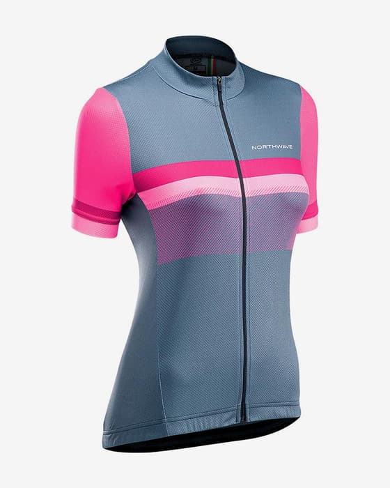 Maillot Northwave Origin manche courte bleu lila femme