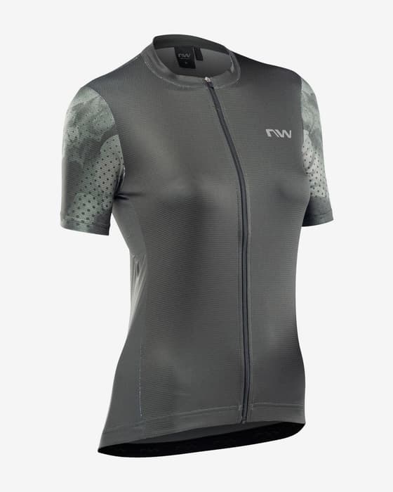 Maillot Northwave Origin manche courte gris vert femme